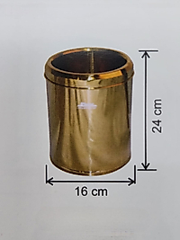Gold Paslanmaz Çöp Kovası Otel Oda Tipi ( KDV DAHİL )