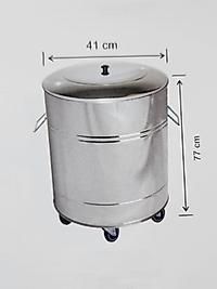 Paslanmaz 430 Kalite Gıdaya Uygun Kap 95 LT