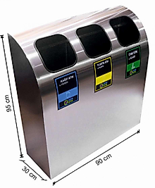 GERİ DÖNÜŞÜM SETİ İÇ KOVALI ÜÇLÜ ( KDV DAHİL )