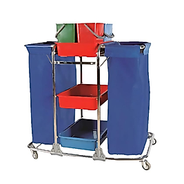 Kat Hizmet Arabası Çift Brandalı Krom ( KDV DAHİL )