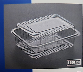 Plastik Kapaklı Ambalaj 1250 CC