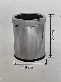 Çöp Kovası İç Kovalı Çemberli Plastik 5 LT ( KDV DAHİL )