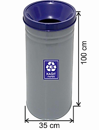 Geri Dönüşüm Kovası Boyalı 96 LT ( KDV DAHİL )