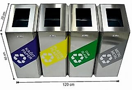 Geri Dönüşüm Kutusu 4'lü ( KDV DAHİL )