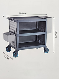 Plastik Servis Arabası