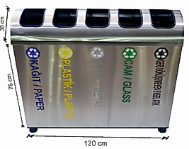 GERİ DÖNÜŞÜM SETİ PASLANMAZ BEŞLİ ( KDV DAHİL )