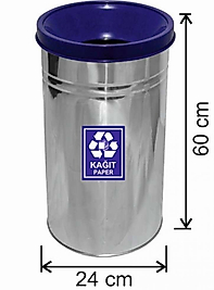 Geri Dönüşüm Çöp Kovası Paslanmaz 27 LT ( KDV DAHİL )