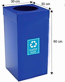 Geri Dönüşüm Kovası Boyalı 54 LT ( KDV DAHİL )