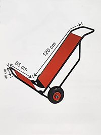 Valiz Taşıma Arabası Boyalı
