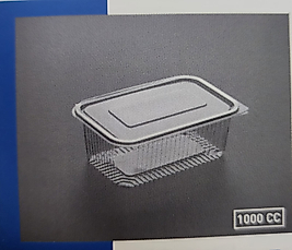 Plastik Kapaklı Ambalaj 1000 CC