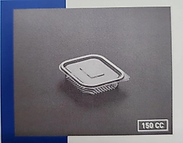 Plastik Kapaklı Ambalaj 150 CC