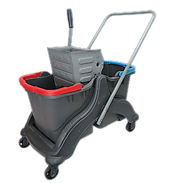 Tetra Çift Kovalı Temizlik Seti Mimoza Presli ( KDV DAHİL )